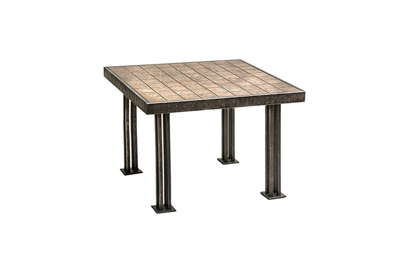 Bronze Tile End Table